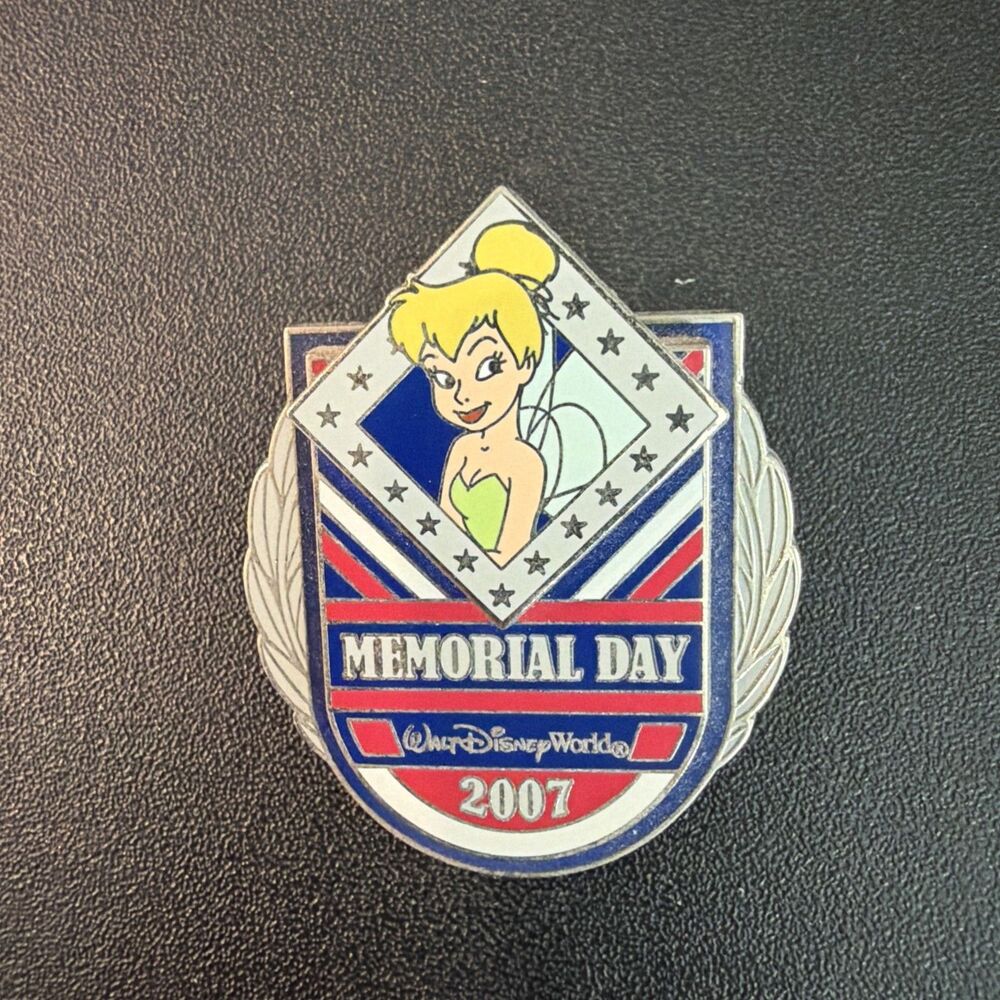Disney Pin 2007 Memorial Day Tinker Bell Pin LE 2000